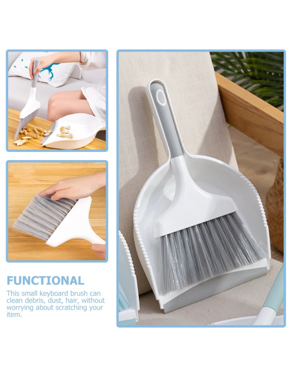 Mini Broom Small Broom Automotive Cleanser Car Air Desktop Small Cleaning Tool Travel