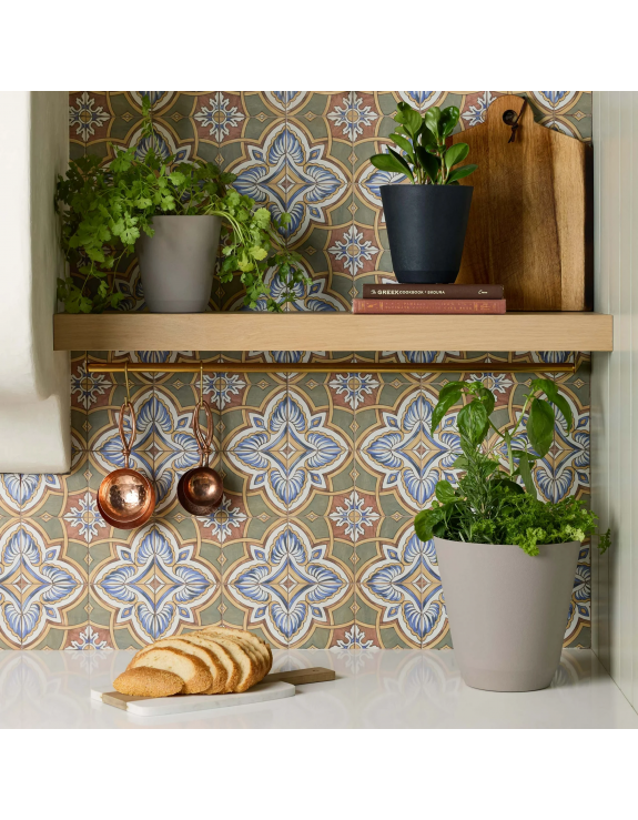 14 in. Black Resin Self-Watering Planter